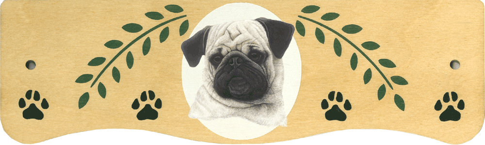 (image for) Large Pug - Fawn Top